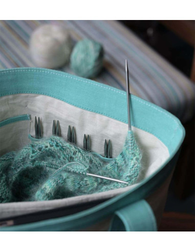 Mindful KnitPro knitting tote bag