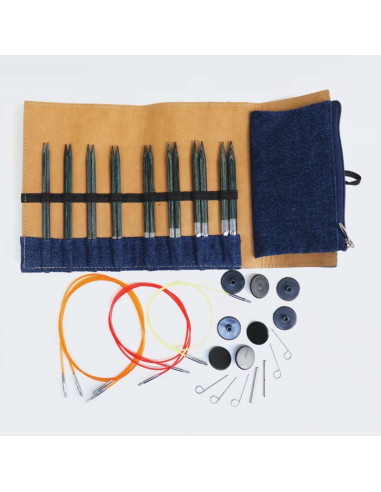 KnitPro Indigo circular knitting needle set