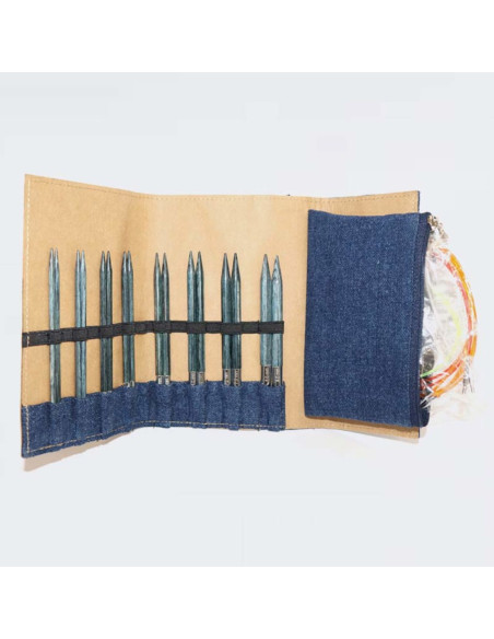 KnitPro Indigo circular knitting needle set