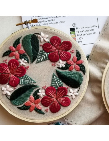 Embroidery Kit - Floral Flourish