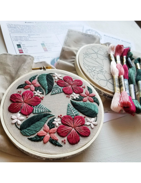 Embroidery Kit - Floral Flourish