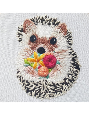 Embroidery Kit - Hedgehog