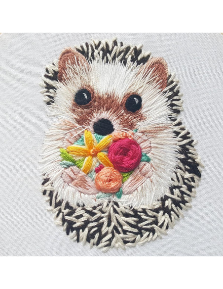 Embroidery Kit - Hedgehog