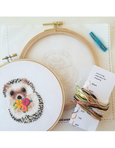 Embroidery Kit - Hedgehog