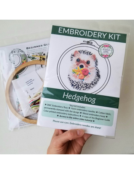 Embroidery Kit - Hedgehog