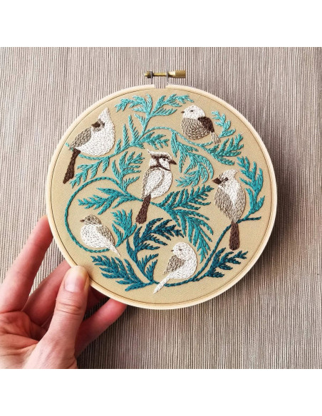 Embroidery Kit - Winter Birds