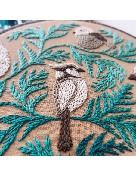 Embroidery Kit - Winter Birds