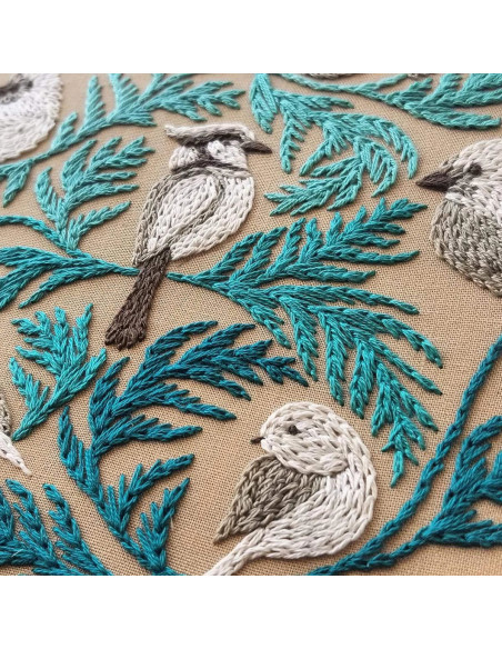 Embroidery Kit - Winter Birds