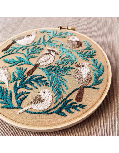 Embroidery Kit - Winter Birds