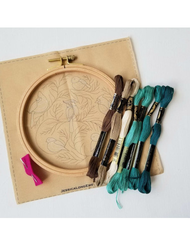 Embroidery Kit - Winter Birds
