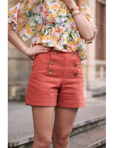 Iris Shorts Pattern - Cha´ Coud