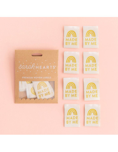 Set of 8 woven labels - Made by Me Or