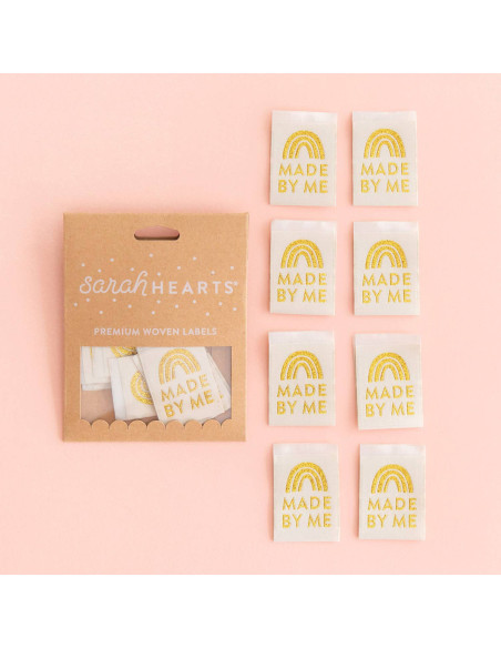 Set of 8 woven labels - Made by Me Or