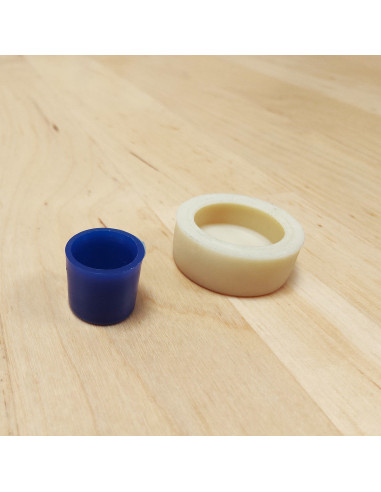 19 mm button covering tool