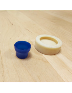 Button covering tool for 23 mm buttons