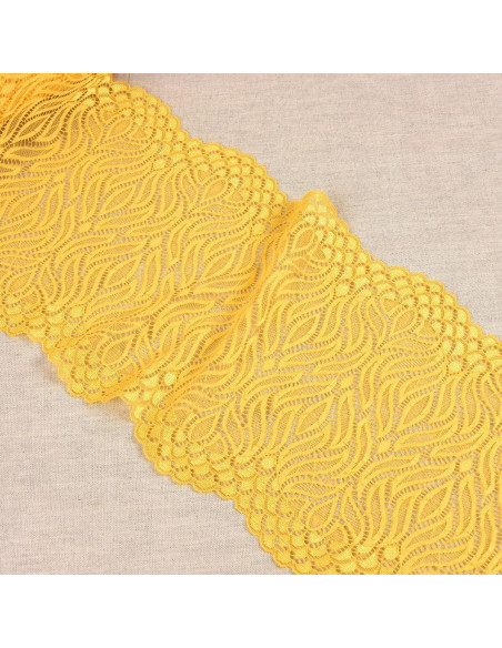 Elastic flame lace - Yellow