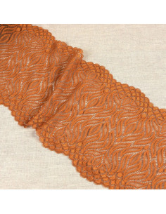 Elastic flame lace - Hazelnut