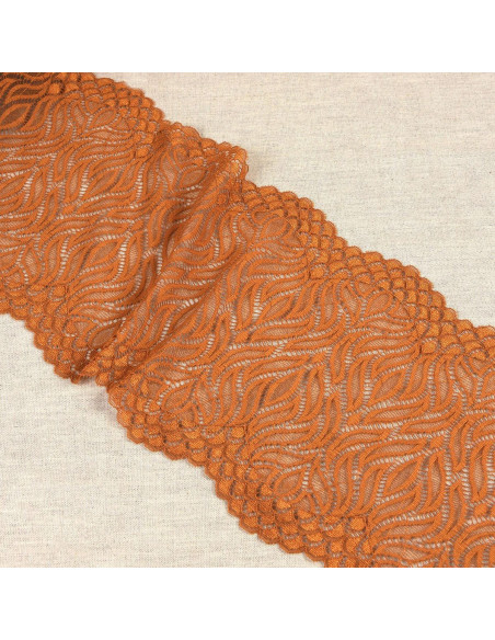 Elastic flame lace - Hazelnut