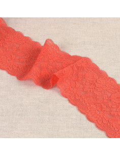 Elastic lace with delicate flowers - Bengal