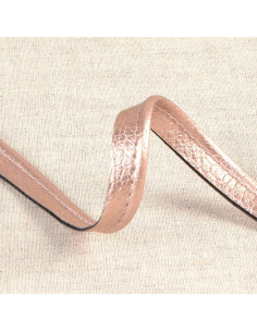 Piping faux cracked lizard - Rose copper