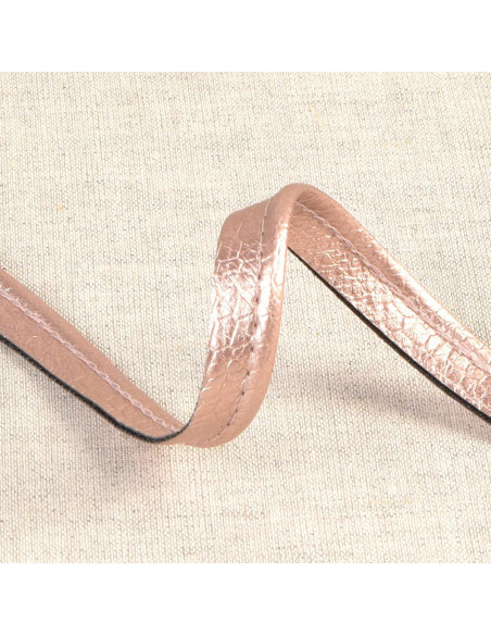 Piping faux cracked lizard - Rose copper