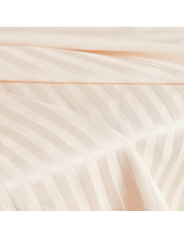 Cotton Viscose Fabric Stripes Off-White - Atelier Brunette