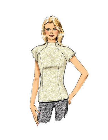 High top pattern - Butterick 6134