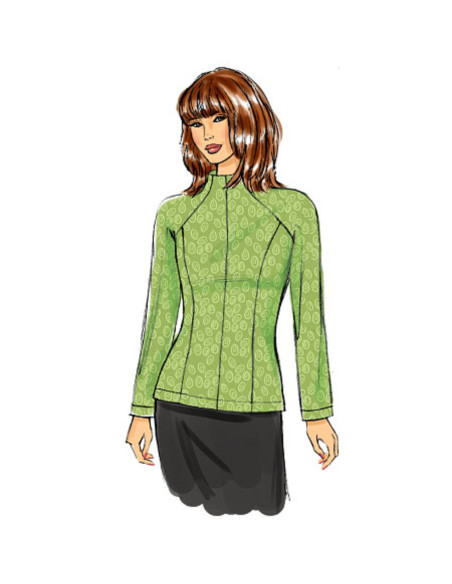 High top pattern - Butterick 6134