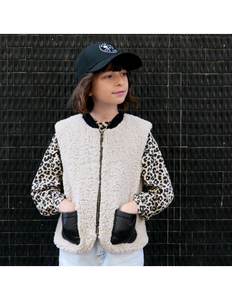 Unisex sleeveless vest pattern Vienne kids - Ikatee