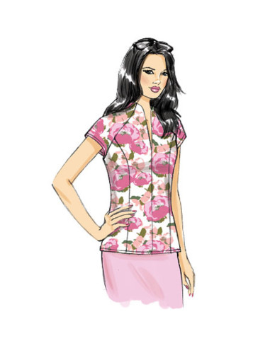 High top pattern - Butterick 6134