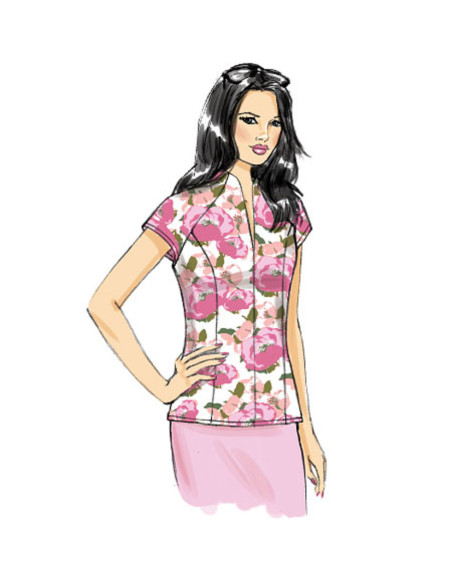 High top pattern - Butterick 6134