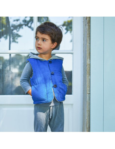 Unisex sleeveless vest pattern Vienne - Ikatee