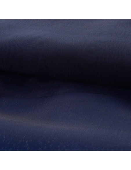Organza fabric - Navy blue