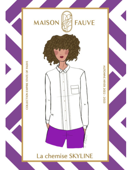 Skyline Shirt Pattern - Maison Fauve