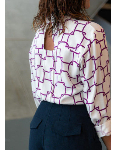 Skyline Shirt Pattern - Maison Fauve