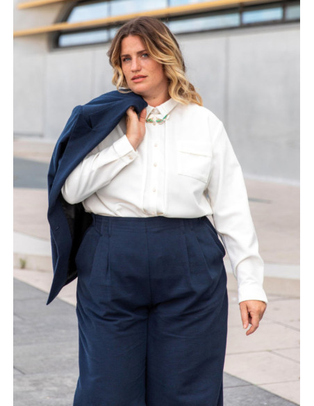 Skyline Shirt Pattern - Maison Fauve