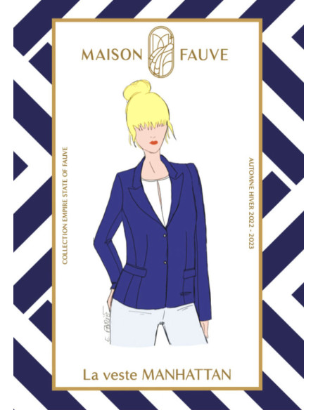 Manhattan Jacket Pattern - Maison Fauve