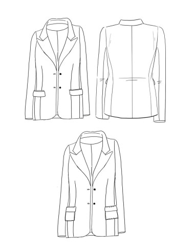 Manhattan Jacket Pattern - Maison Fauve