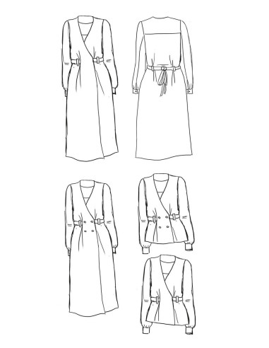 Soho Dress Pattern - Maison Fauve