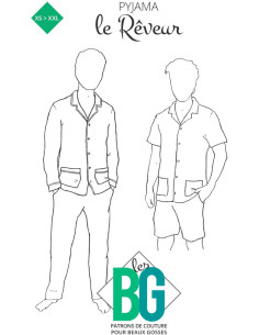 Men's Pajama Pattern The Dreamer - Les BG