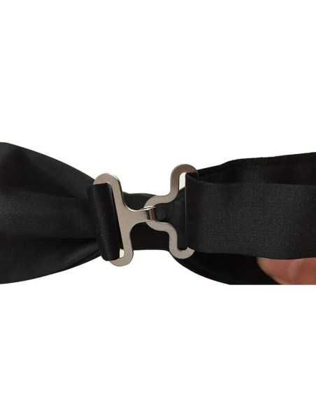 Set of 3 bow tie clips - Silver