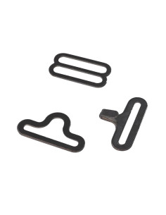 Set of 3 bow tie clips - Black 2