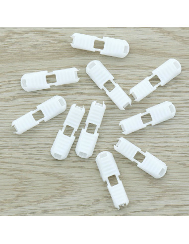 Foldable cord end - White