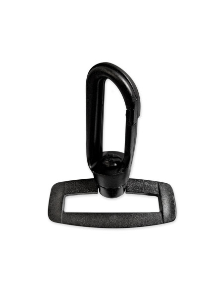 Plastic carabiner - Black 30 mm