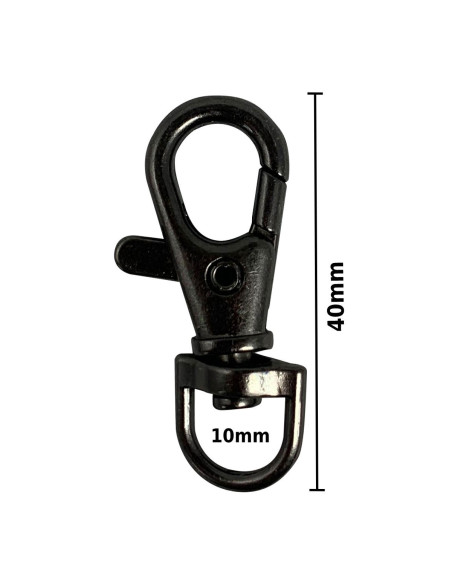 Metal carabiner - Rifle barrel 40 x 10 mm