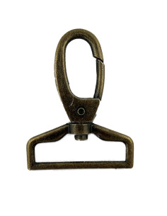 Metal carabiner - Bronze 60 x 40 mm