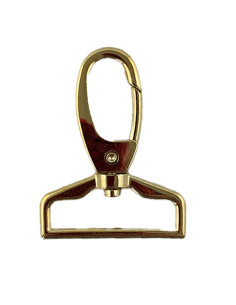 Metal carabiner - Gold 60 x 40 mm