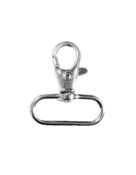 Metal carabiner - Silver 40 x 30 mm