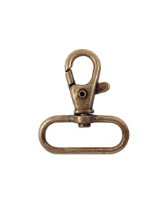 Metal carabiner - Bronze 40 x 30 mm