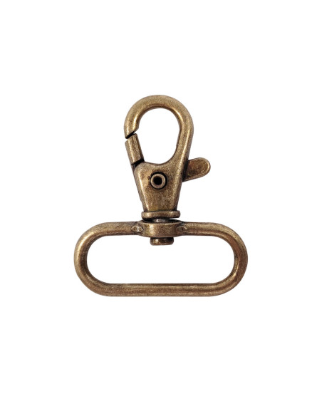 Metal carabiner - Bronze 40 x 30 mm